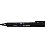 Q-CONNECT Q-CONNECT flipchartmarker, 2-3 mm, ronde punt, met clip, zwart
