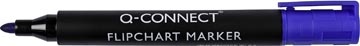 Q-CONNECT Q-CONNECT flipchartmarker, 2-3 mm, ronde punt, met clip, blauw