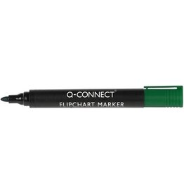 Q-CONNECT Q-CONNECT flipchartmarker, 2-3 mm, ronde punt, met clip, groen