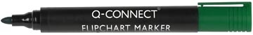Q-CONNECT Q-CONNECT flipchartmarker, 2-3 mm, ronde punt, met clip, groen