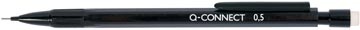 Q-CONNECT Q-CONNECT vulpotlood, 0,5 mm, HB, zwart — levering per 10