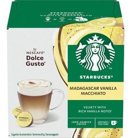 Starbucks Nescafé Dolce Gusto koffiecapsules Starbucks, vanille machiatto, pak van 12 stuks