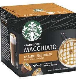 Starbucks Nescafé Dolce Gusto koffiecapsules Starbucks, caramel macchiato, pak van 12 stuks