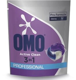 Omo Omo Professional Pro Formula Active Clean 3 in 1 wasmiddel, pak van 80 capsules