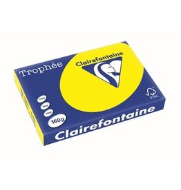 Clairefontaine Clairefontaine Trophée Intens, gekleurd papier, A3, 160 g, 250 vel, zonnegeel