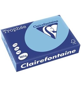 Clairefontaine Clairefontaine Trophée Pastel, gekleurd papier, A4, 160 g, 250 vel, lavendelblauw