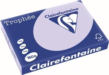 Clairefontaine Clairefontaine Trophée Pastel, gekleurd papier, A3, 160 g, 250 vel, lila