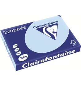 Clairefontaine Clairefontaine Trophée Pastel, gekleurd papier, A3, 160 g, 250 vel, blauw