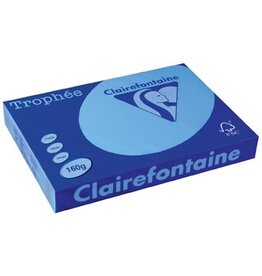 Clairefontaine Clairefontaine Trophée Intens, gekleurd papier, A3, 160 g, 250 vel, koningsblauw