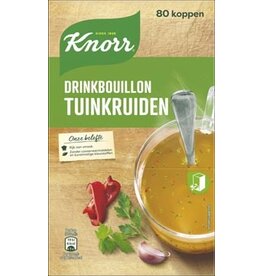 Knorr Knorr drinkbouillon tuinkruiden, 175 ml, doos van 80 stuks