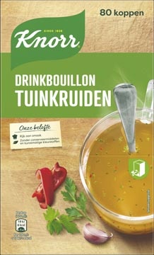 Knorr Knorr drinkbouillon tuinkruiden, 175 ml, doos van 80 stuks