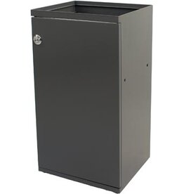 V-part V-part modulaire afvalbak met deur en zakhouder 85 l, grijs