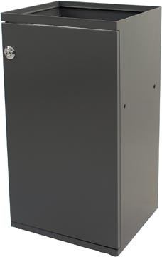 V-part V-part modulaire afvalbak met deur en zakhouder 85 l, grijs