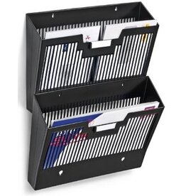 CEP CEP First wandfolderhouder horizontaal, 1 vak, zwart