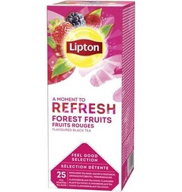 Lipton Tea Company Lipton thee Feel Good Selection, Zwarte thee bosvruchten, doos van 25 zakjes