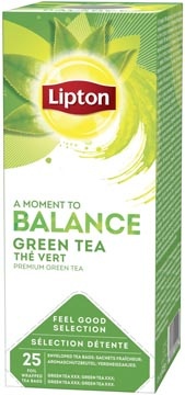 Lipton Tea Company Lipton thee Feel Good Selection, Groene thee, doos van 25 zakjes