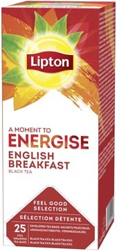 Lipton Tea Company Lipton thee Feel Good Selection, English breakfast, doos van 25 zakjes