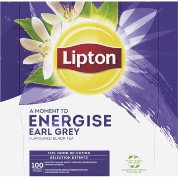 Lipton Tea Company Lipton thee Feel Good Selection, Earl grey , doos van 100 zakjes