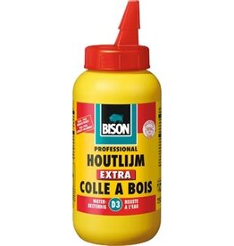 Bison Bison houtlijm Extra, wit, flacon van 250 gram