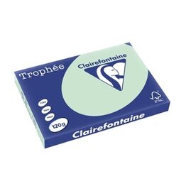 Clairefontaine Trophee A3 120G 250V Groen 1 St