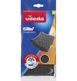 Vileda Vileda Glitzi Power inox schuurspons, ft 10 x 10 x 1,2 cm, pak van 2 stuks