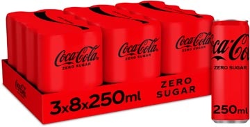 Cola Zero Sleek Blik 25Cl Pk24 1 STUK