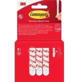 Command Command kleefstrips, medium, wit, blister van 8 stuks