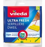 Vileda Vileda dweil Ultra fresh, ft 50 x 60 cm, geel, pak van 2 stuks