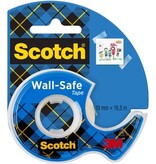 Scotch Scotch Wall-Safe tape, ft 19 mm x 16,5 m, op blister