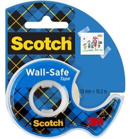 Scotch Scotch Wall-Safe tape, ft 19 mm x 16,5 m, op blister