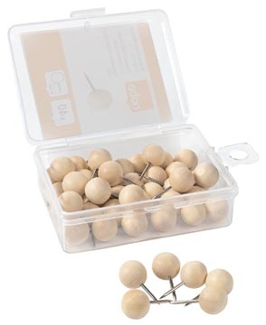 Nobo Nobo Prikbordspeld Hout 40X 1 STUK