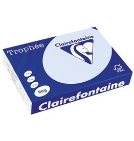 Clairefontaine Clairefontaine Trophée gekleurd papier, A4, 80 g, 500 vel, azuurblauw