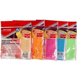 Office Products OFFICE products huishouddoekjes, 32 x 50 cm, geassorteerde kleuren, pak van 5 stuks
