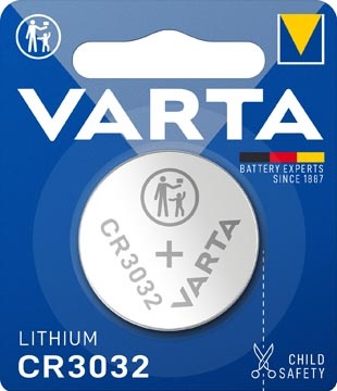 Varta Varta knoopcel Lithium CR3032, blister van 1 stuk