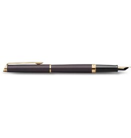 Waterman Waterman Hémisphère Metalic vulpen, medium, zwart GT, giftbox