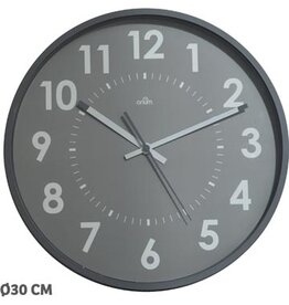 Orium by CEP wandklok, quartz, diameter 30 cm, grijs