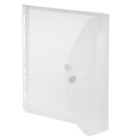 Foldersys Foldersys geperforeerde showtas A4, transparant