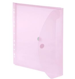 Foldersys Foldersys geperforeerde showtas A4, rood