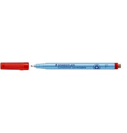Staedtler Staedtler Lumocolor uitwisbare pen, schrijfbreedte: 0,6 mm, rood