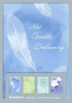 Hallmark Hallmark Kaart Deelneming X8 1 STUK