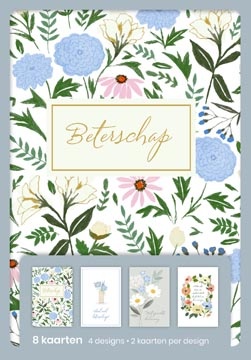 Hallmark Hallmark wenskaarten, beterschap, blister van 8 stuks