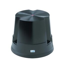 Twinco Easy Step olifantenpoot, rolkruk tot 150 kg, zwart