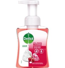 Dettol Dettol handzeep mousse, roos- en kersenbloem, flacon van 250 ml