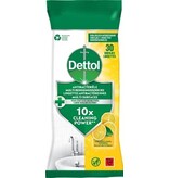 Dettol Dettol reiningsdoekjes antibacterieel, citroen, pak van 30 stuks