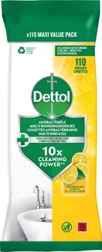 Dettol Dettol reiningsdoekjes antibacterieel, citroen, pak van 110 stuks