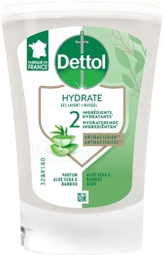 Dettol Dettol no touch handzeep Hydrate, aloë vera en bamboe, navulling van 250 ml