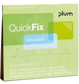 Plum Plum QuickFix navulling voor pleisterautomaat, 30 detecteerbare blauwe pleisters