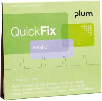 Plum Plum QuickFix navulling voor pleisterautomaat, 45 elastische pleisters