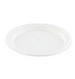 Conpax Conpax bord, uit suikerriet,  23 cm, wit, pak van 50 stuks