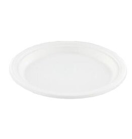 Conpax Conpax bord, uit suikerriet,  23 cm, wit, pak van 50 stuks